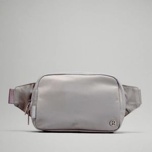 Lululemon large silver drop belt bag NWT